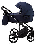 Коляска 2 в 1 Adamex Porto Light Tip TK-12 темно-синя, фото 5