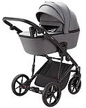 Коляска 2 в 1 Adamex Mobi Air Thermo TIP TK-57 сіра, фото 4