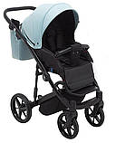Коляска 2 в 1 Adamex Mobi Air Thermo TIP TK-27 блакитна, фото 2