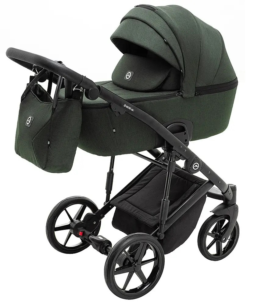 Коляска 2 в 1 Adamex Mobi Air Thermo Lux TK50 зелена, фото 1