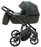 Коляска 2 в 1 Adamex Mobi Air Thermo Lux TK50 зелена, фото 4