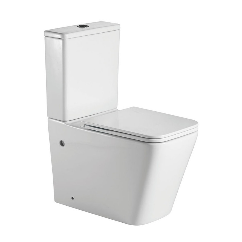 Унітаз-компакт Qtap Tern QT17222093ARW безободковый з сидінням Soft-close