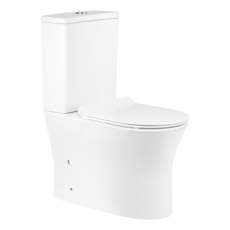 Унітаз-компакт Qtap Virgo QT18222169ARW з сидінням Soft-close