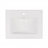 Тумба підвісна + раковина Qtap Robin QT1372TPВ8001WWO 800х580х437 білий/дуб, фото 3