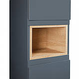 Пенал підвісний Qtap Robin QT1376PP1652RGWO 350х1650х316 Graphite/Whitish oak, фото 5