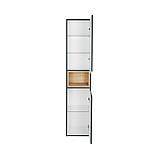 Пенал підвісний Qtap Robin QT1376PP1652RGWO 350х1650х316 Graphite/Whitish oak, фото 6