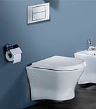 Унітаз Roca Nexo Clean Rim A34H64L000 з кришкою soft-close, фото 2