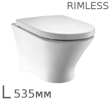 Унітаз Roca Nexo Clean Rim A34664L000, фото 1