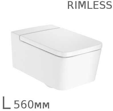 Унітаз Roca Inspira Square Rectangular A346537000, фото 1