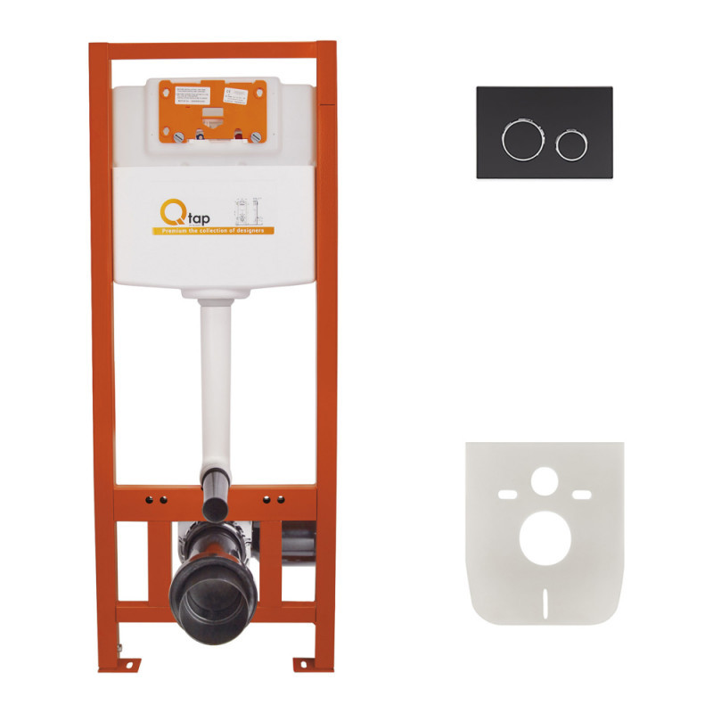 Інсталяція Qtap Nest ST QT0133M425M11V1146MB з круглої панеллю змиву