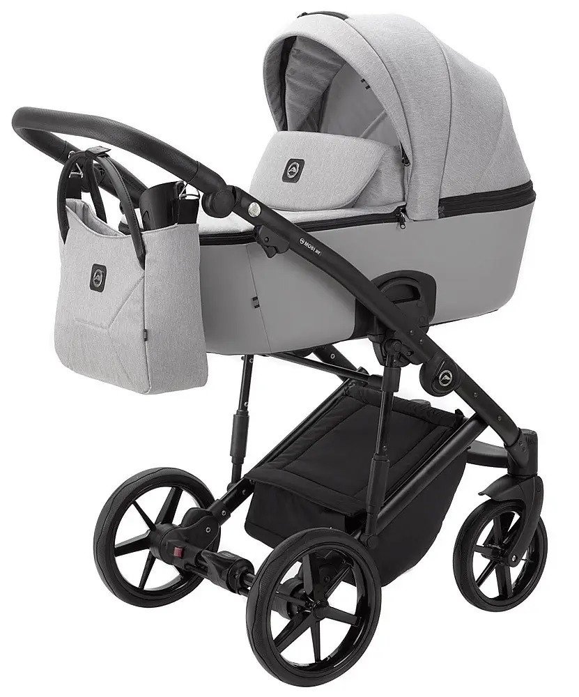 Коляска 2 в 1 Adamex Mobi Air Thermo Lux PS-46 сіра