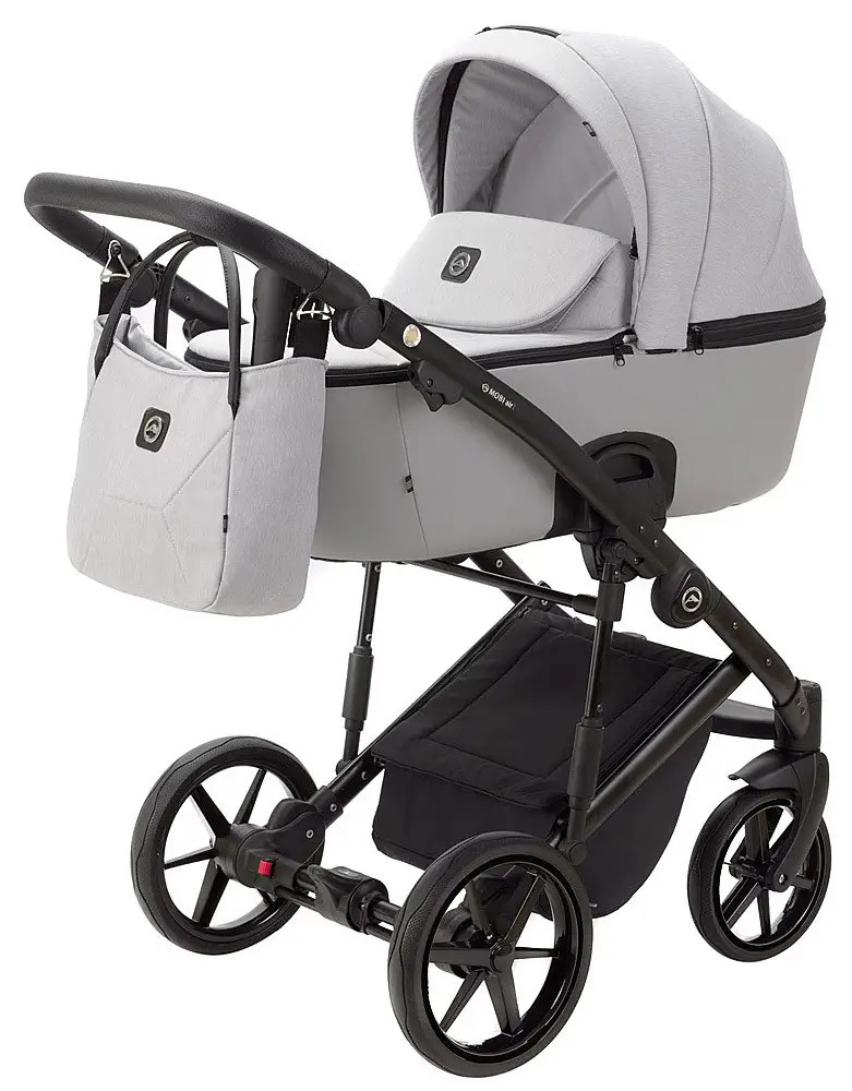 Коляска 2 в 1 Adamex Mobi Air Thermo Lux PS-104 сіра, фото 1