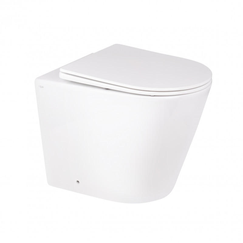 Унітаз підлоговий Qtap Swan QT16223178W безободковый з сидінням Soft-close