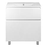 Підлогова Тумба з умивальником Qtap Albatross QT0171TN700D3070CW 71 см, фото 10