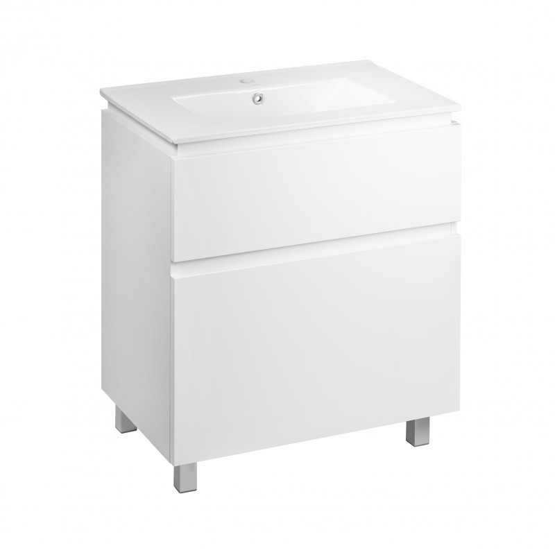 Підлогова Тумба з умивальником Qtap Albatross QT0171TN700D3070CW 81 см
