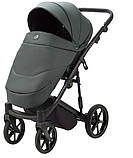Коляска 2 в 1 Adamex Mobi Air Thermo ECO шкіра SA-29 сіра, фото 4