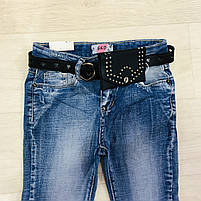 Джинси для дівчаток оптом, S&D, 6-16 років, арт. DT-324, фото 2
