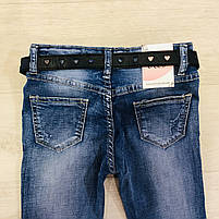 Джинси для дівчаток оптом, S&D, 6-16 років, арт. DT-324, фото 4
