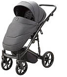 Коляска 2 в 1 Adamex Mobi Air Thermo ECO кожа PS-112 сіра, фото 2
