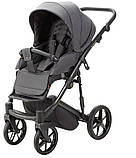Коляска 2 в 1 Adamex Mobi Air Thermo ECO кожа PS-112 сіра, фото 3