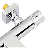 Змішувач для ванни термостатичний Qtap Votice 30T105GC, фото 4