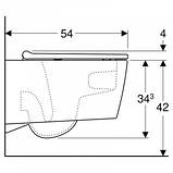 Унітаз Geberit One Rimfree TurboFlush 500.202.01.1, фото 5