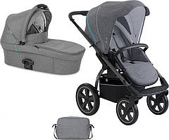 Коляска 2 в 1 X-Lander X-Move Azure Grey сіра