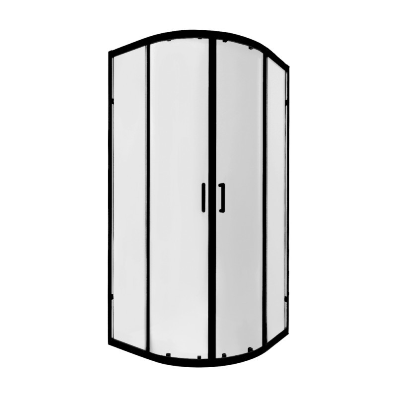 Душова кабіна Qtap Taurus BLA1099AC6 Clear 90х90 см, чорна, фото 1