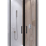 Душова кабіна Qtap Taurus BLA1099AC6 Clear 90х90 см, чорна, фото 4