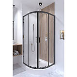 Душова кабіна Qtap Taurus BLA1099AC6 Clear 90х90 см, чорна, фото 7
