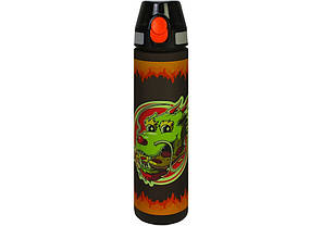 Пляшка для води Fire Dragon, 750 мл, чорна