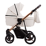 Коляска 2 в 1 Bebetto PASCAL Premium Stela 01 біла, фото 5