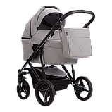 Коляска 2 в 1 Bebetto PASCAL Premium DARK 01 сіра, фото 2