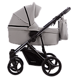 Коляска 2 в 1 Bebetto PASCAL Premium DARK 01 сіра, фото 5