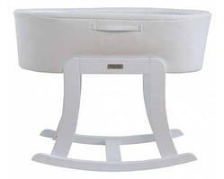 Люлька дитяча Micuna NACELLE з еко-шкіри White Grey