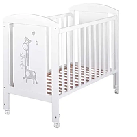 Ліжечко дитяче 120х60 Mikuna SABANA White білий (дерево бук)