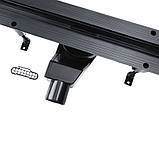 Душовий трап Qtap Aries CRM70900304 щілинна з гідрозатворів і нержавіючої планкою, фото 3