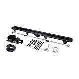 Душовий трап Qtap Aries CRM70900304 щілинна з гідрозатворів і нержавіючої планкою, фото 2