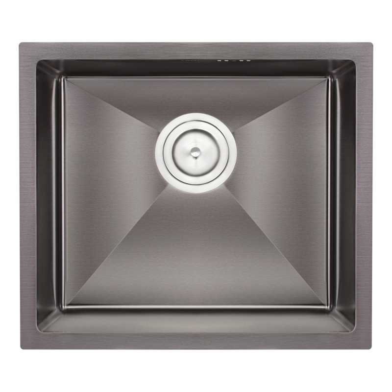 Кухонна мийка Qtap D4843BL Black 2.7/1.0 мм QTD4843BLPVD2710