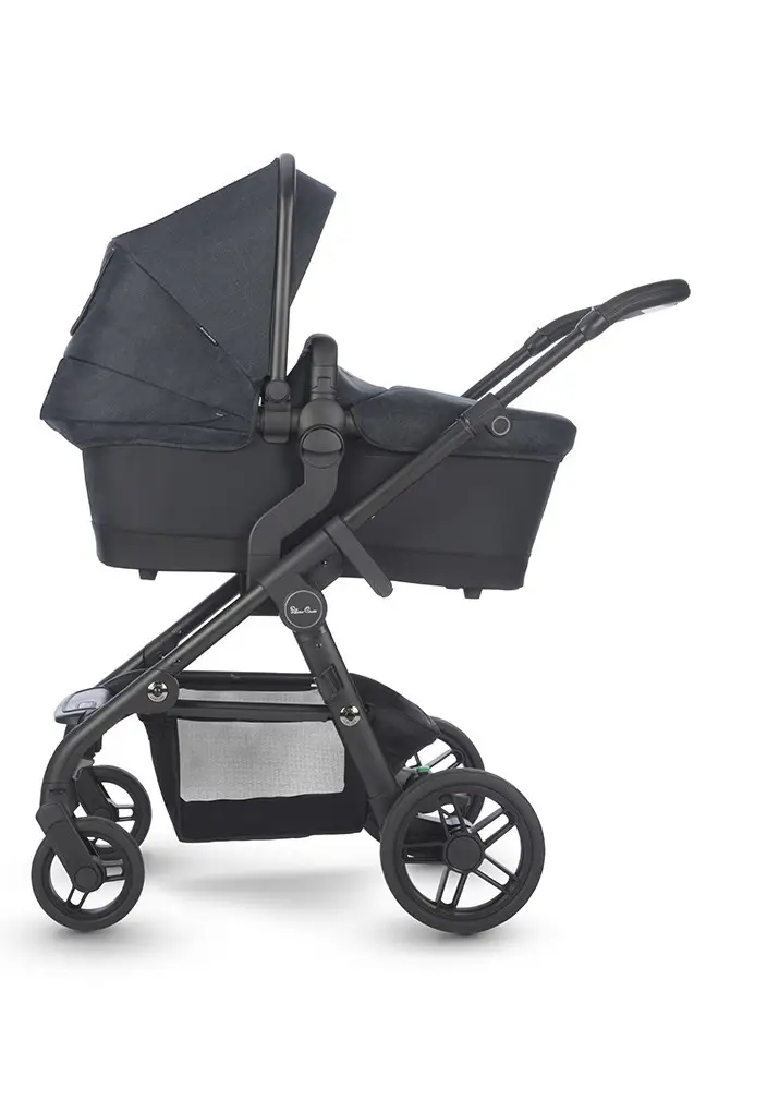 Коляска 2в1 Silver Cross Coast Flint чорна, фото 1