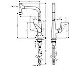 Змішувач для кухні Hansgrohe Talis Select S 72821000, фото 2