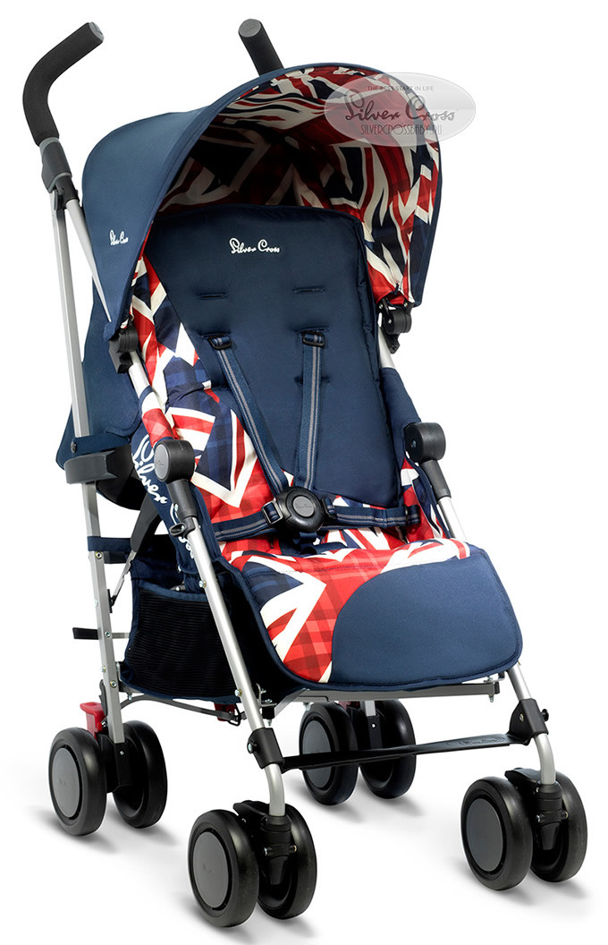 Прогулянкова коляска-трость Silver Cros Pop 2 Cool Britania синя, фото 1