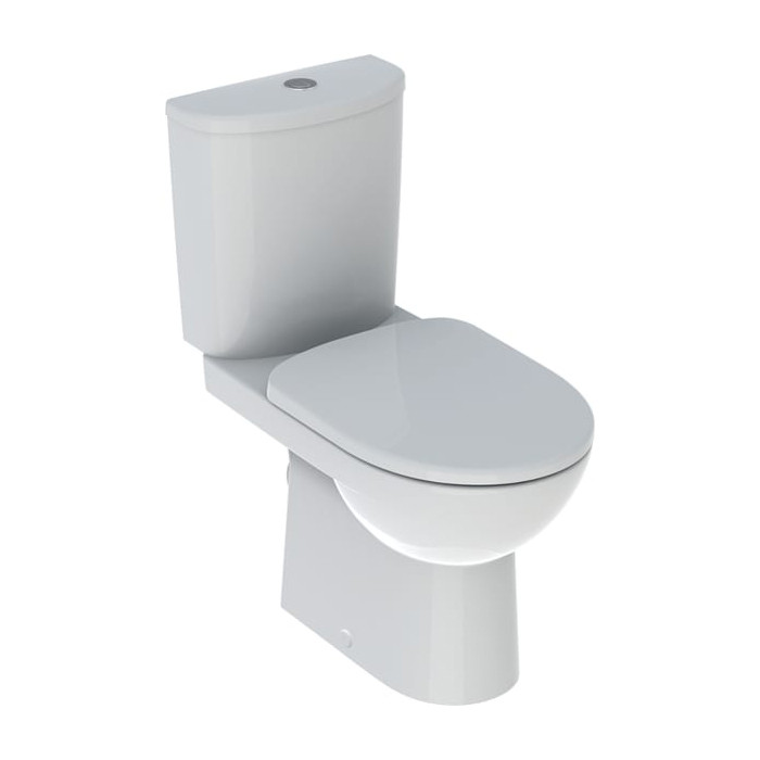 Унітаз Geberit Selnova Rimfree 501.753.00.1 з сидінням