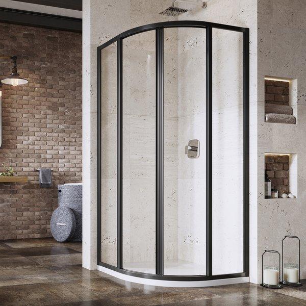 Душова кабіна Ravak Supernova SKCP4-80 195 3114O302Z1 чорний+transparent, фото 1