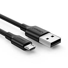 Кабель для зарядки телефона/ смартфона UGREEN US289 USB - Micro USB 2 А 1 м Чорний (6616985), фото 3