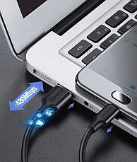 Кабель для зарядки телефона/ смартфона UGREEN US289 USB - Micro USB 2 А 1 м Чорний (6616985), фото 6