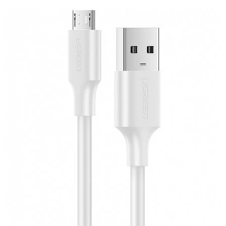 Кабель для зарядки телефона/ смартфона UGREEN US289 USB - Micro USB 2 А 2 м Білий (6616988), фото 3