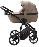 Коляска 2 в 1 Adamex Mobi Air Thermo ECO кожа PS-108 сіра, фото 4