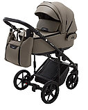 Коляска 2 в 1 Adamex Porto Light ECO SA-9 капучіно шкіра, фото 2