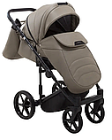 Коляска 2 в 1 Adamex Porto Light ECO SA-9 капучіно шкіра, фото 4